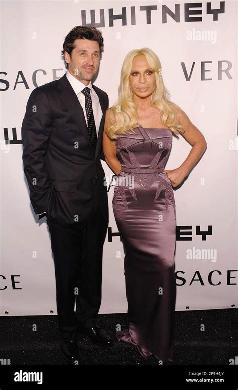 Patrick Dempsey and Donatella Versace at the The Whitney 